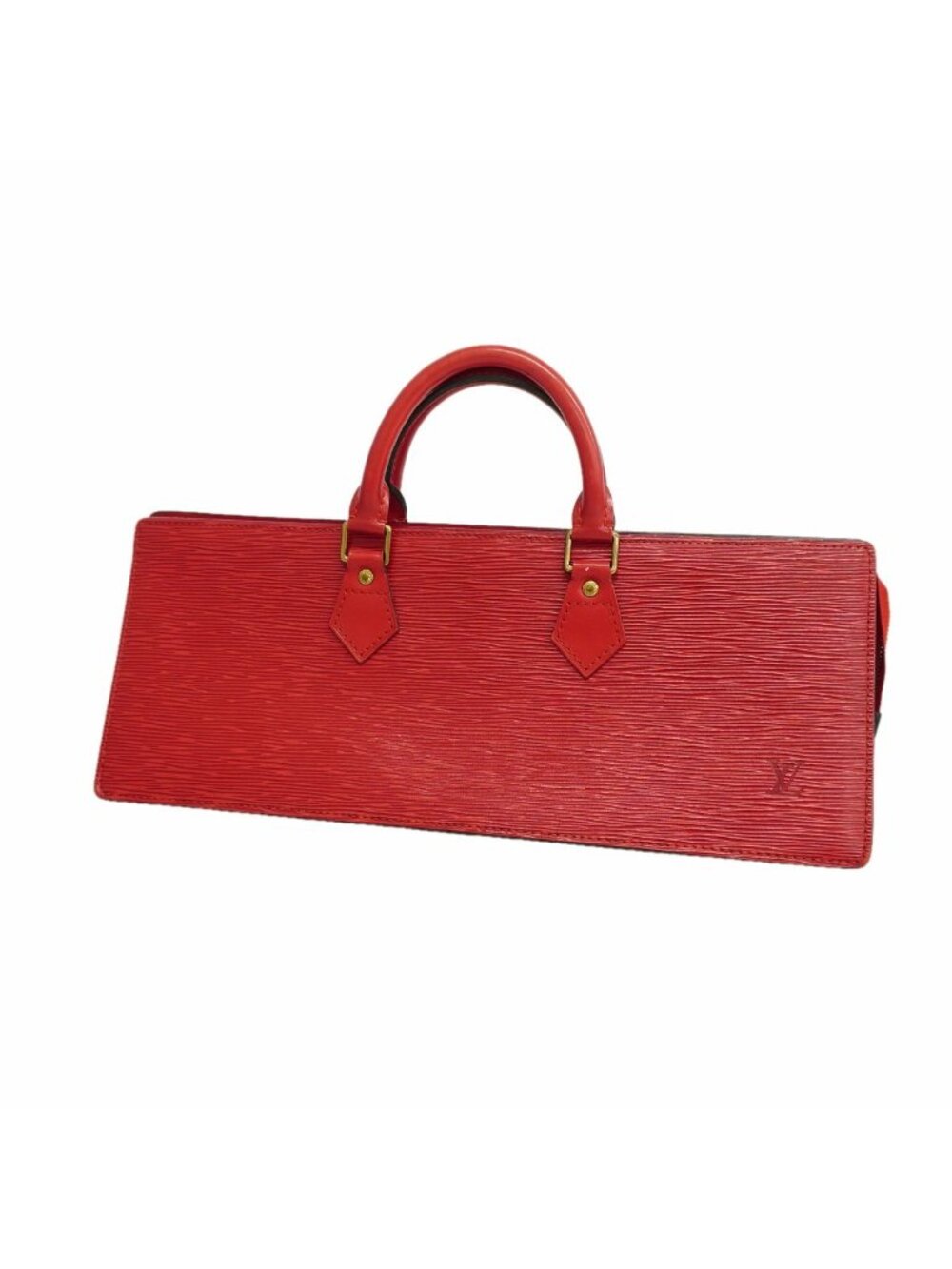 Louis Vuitton Handbag Epi Sac Triangle Castilian Red